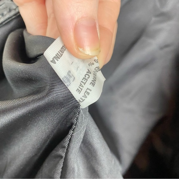 Vintage Gino Di Giorgio by Cominy Leather Bomber Jacket Men's Size Large 80s 90s - Picture 10 of 16